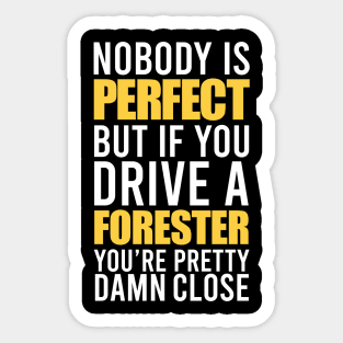 Forester Owners Sticker